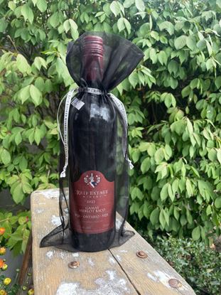 Picture of BLACK REIF ORGANZA GIFT BAG